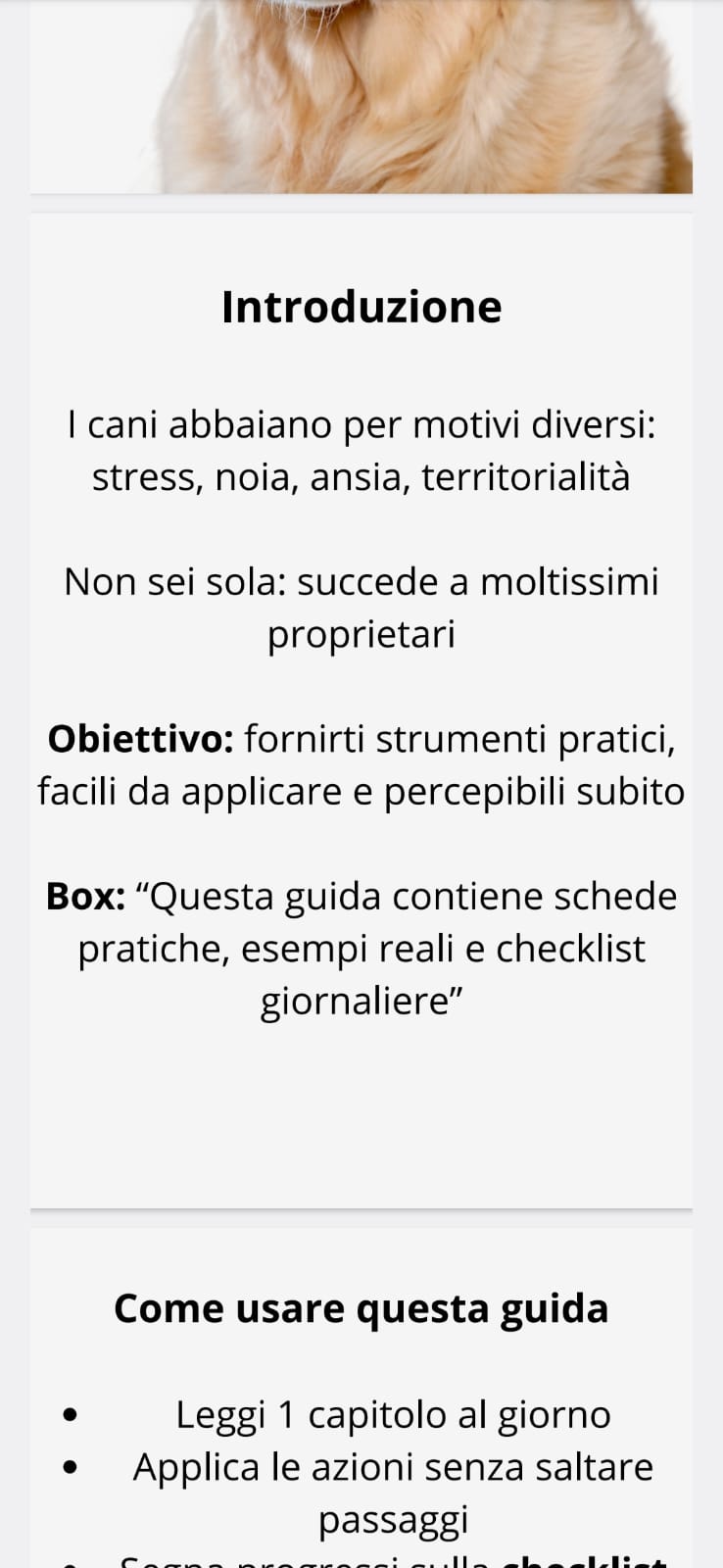 Guida Completa: Riduci gli Abbai del tuo cane in 7 giorni- Checklist e Strategie Pratiche